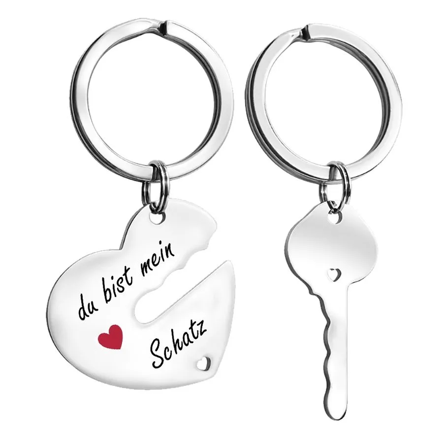 Metal Keychain for Couples 4