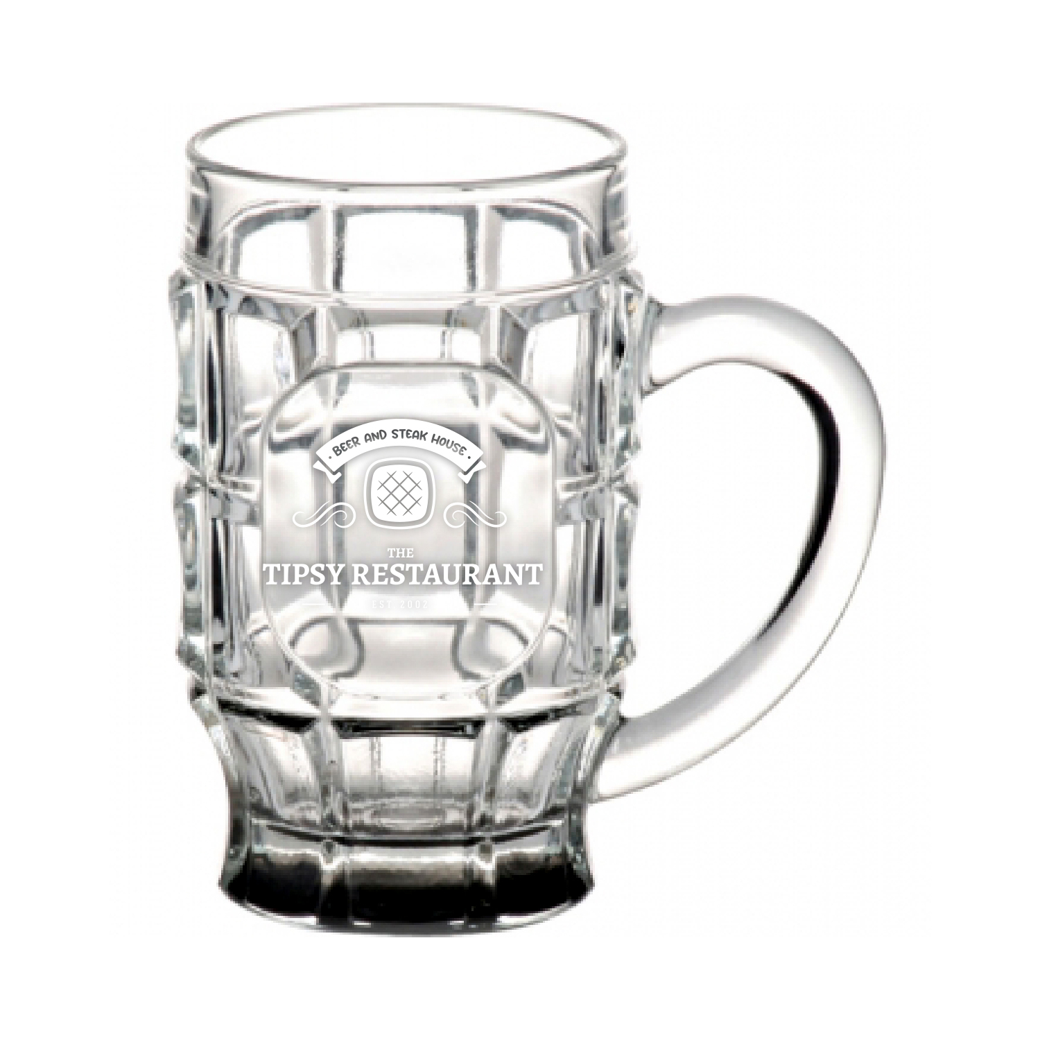 17.75 oz. Beer Garden Glass Mug (Engraved Imprint) 14