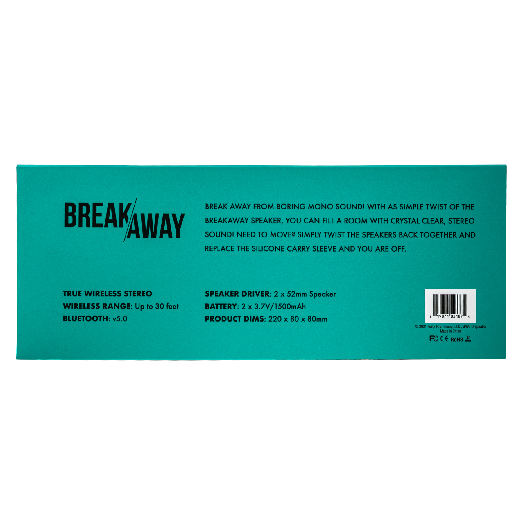 Breakaway Wireless Bluetooth Speaker 8