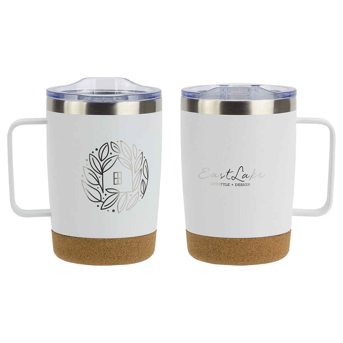 Sapora 12 oz Vacuum Insulated Stainless Steel Mug with Cork Base 29