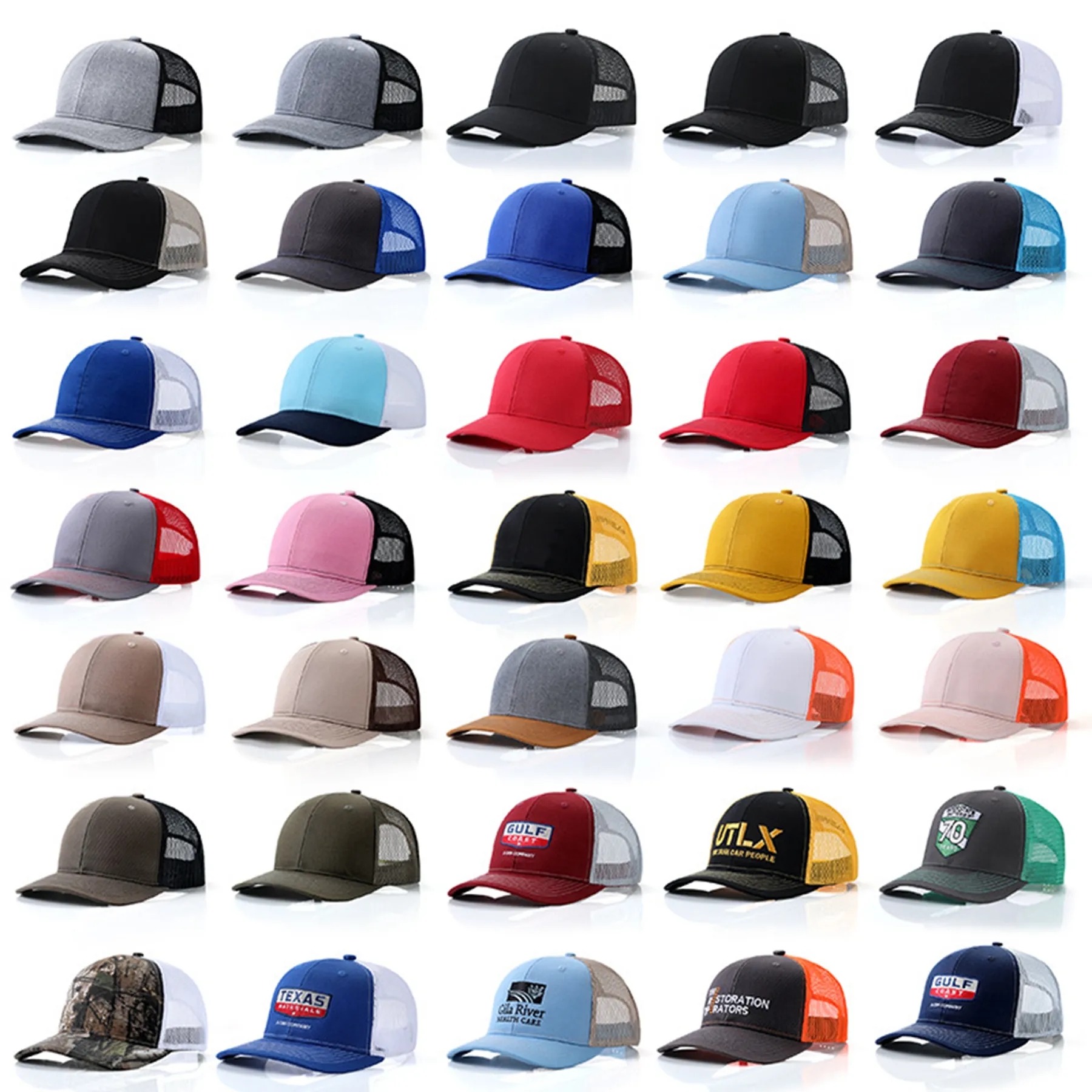 Trucker Snapback Cap with Mesh 21