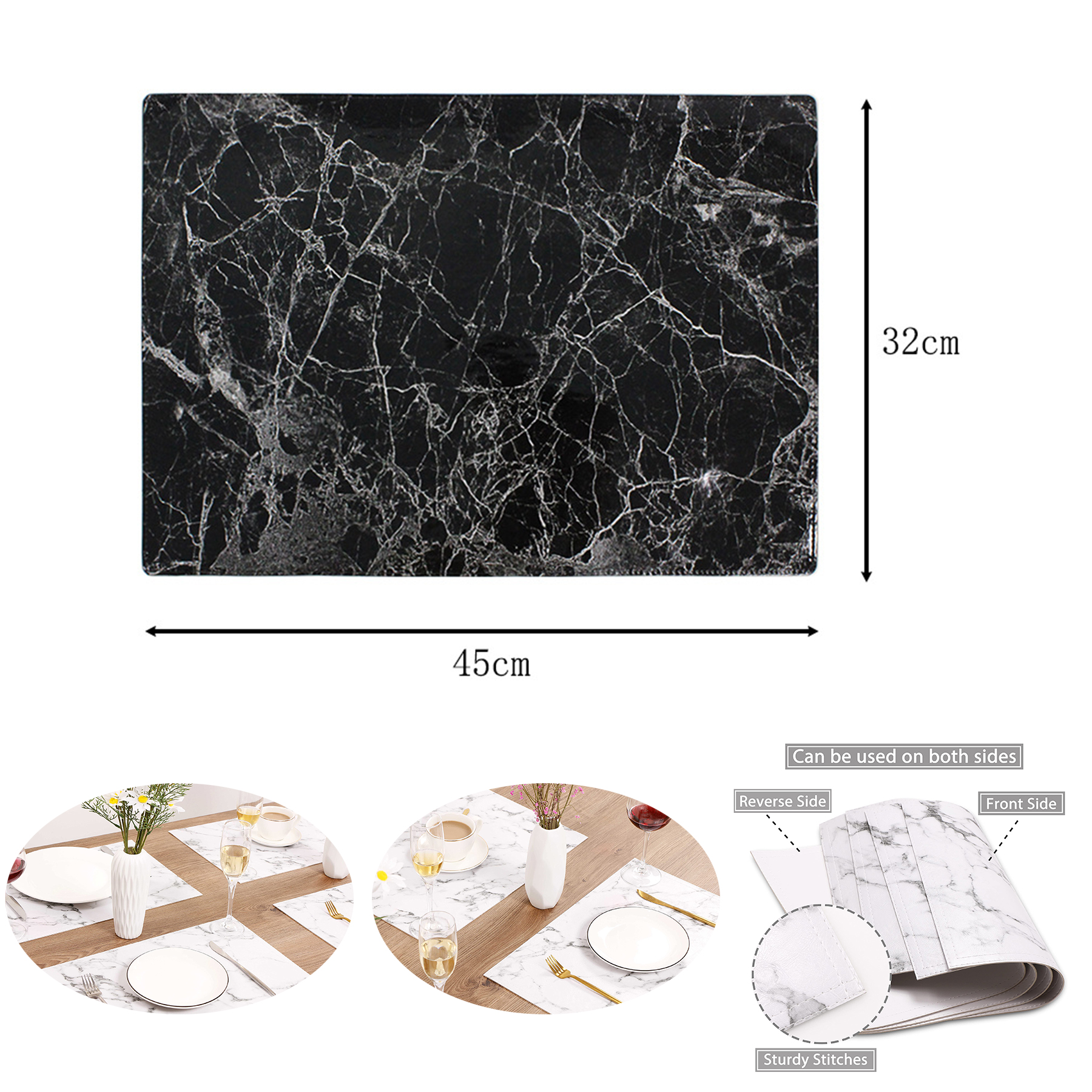 Leather Hardboard Placemats 2