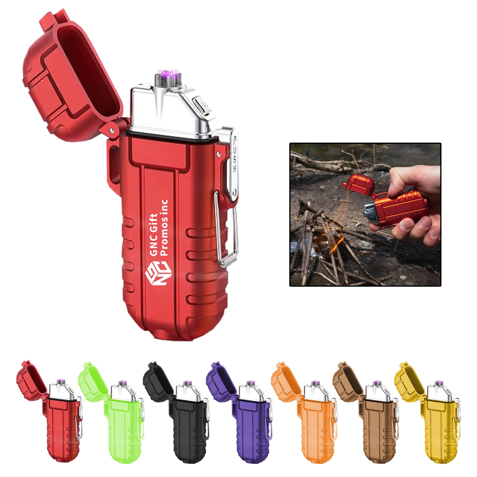 Fireless Lighter With Whistle Lanyard for Camping 2