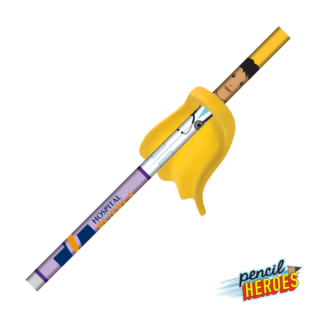 Pencil Heroes® Heathcare Series Male w/Cape Pencil 4