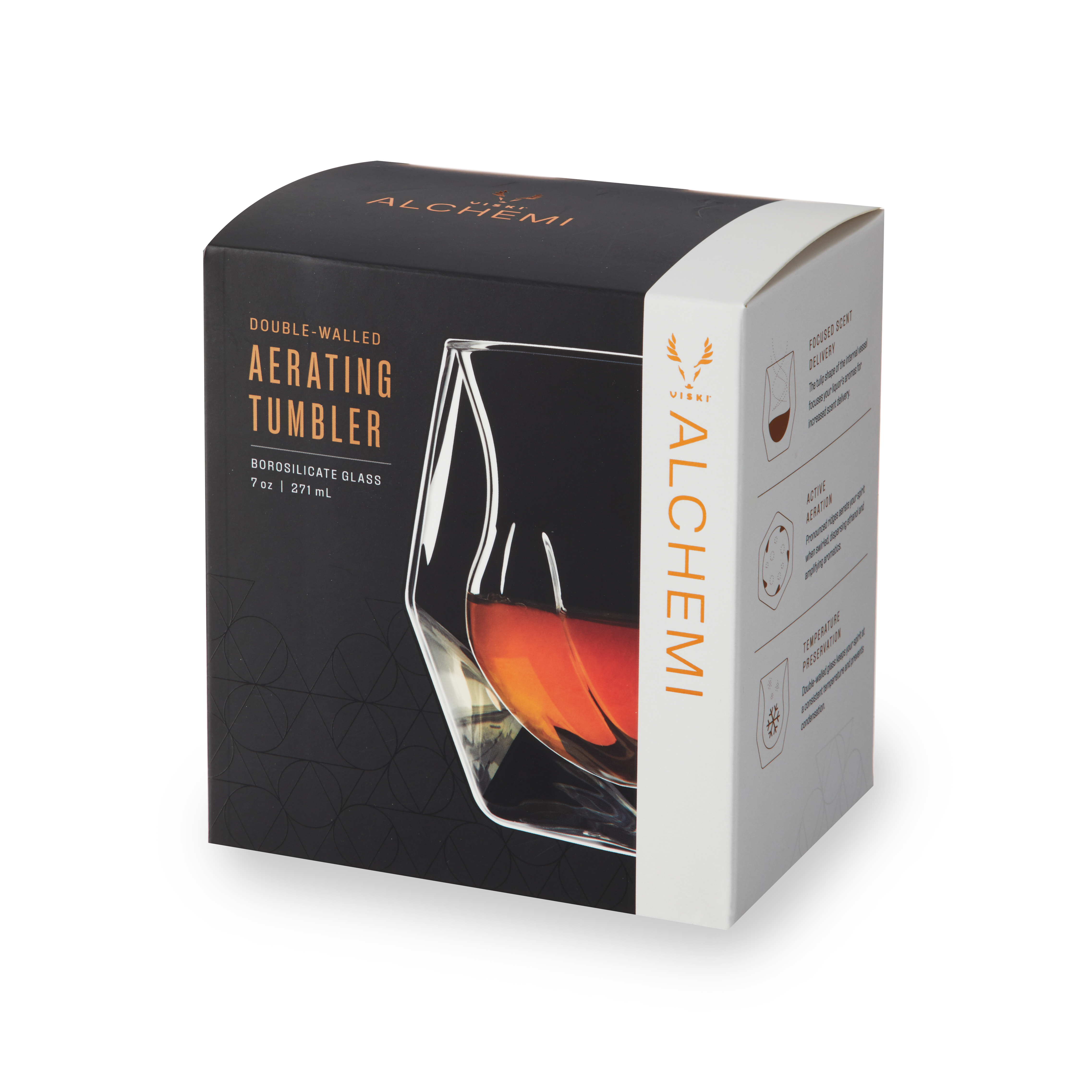 Viski® Alchemi Whiskey Tasting Glass 3