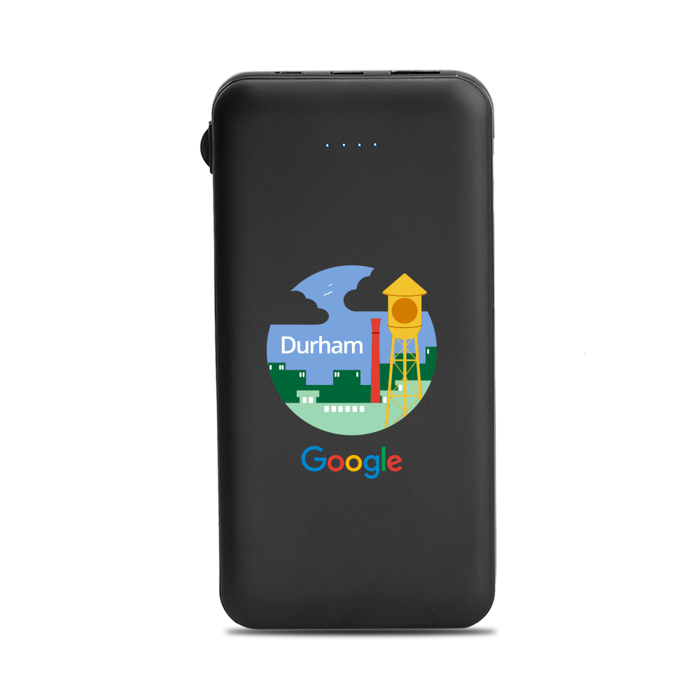 Dion 10000mAh Power Bank with Built-in Cable