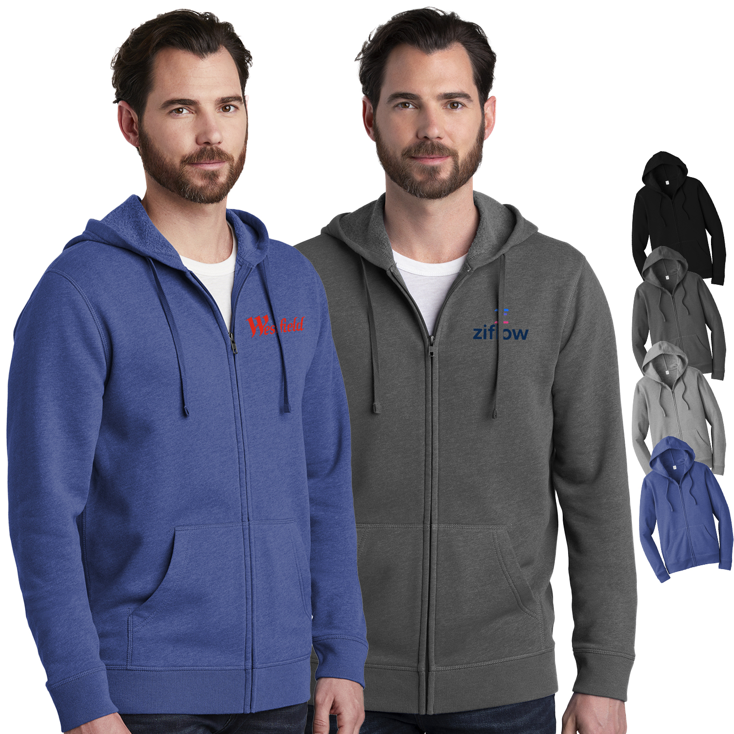 Alternative Indy Blended Fleece Zip Hoodie 6