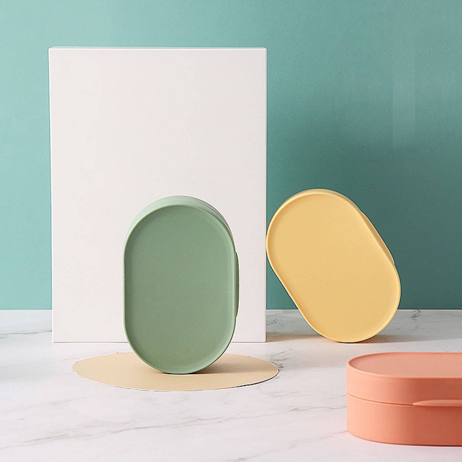 Simple portable soap box waterproof with lid 5