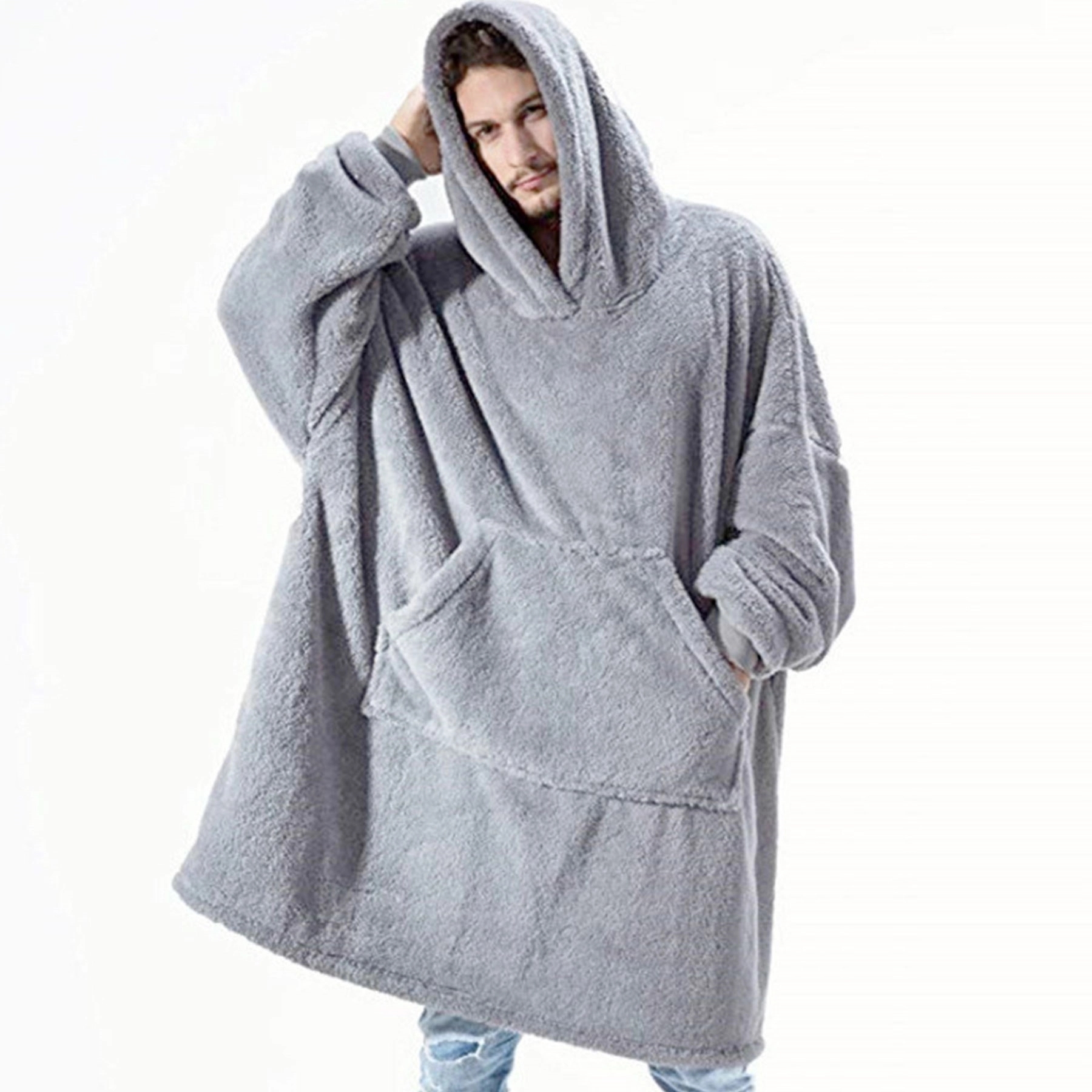 Fleece Hoodie Wearable Blanket 5