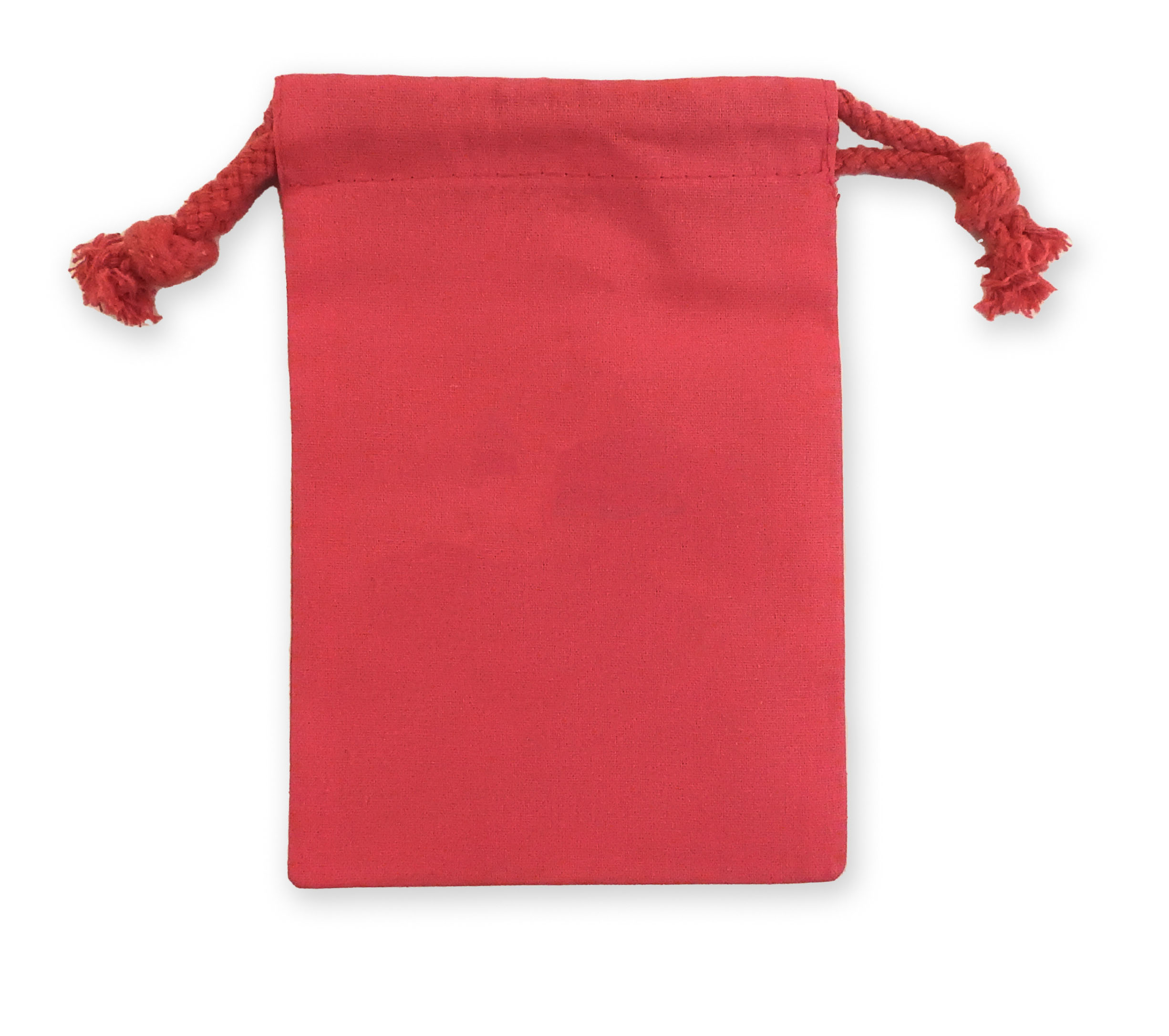 "RED" SeriesCotton Drawstring Bags 5x7" 2