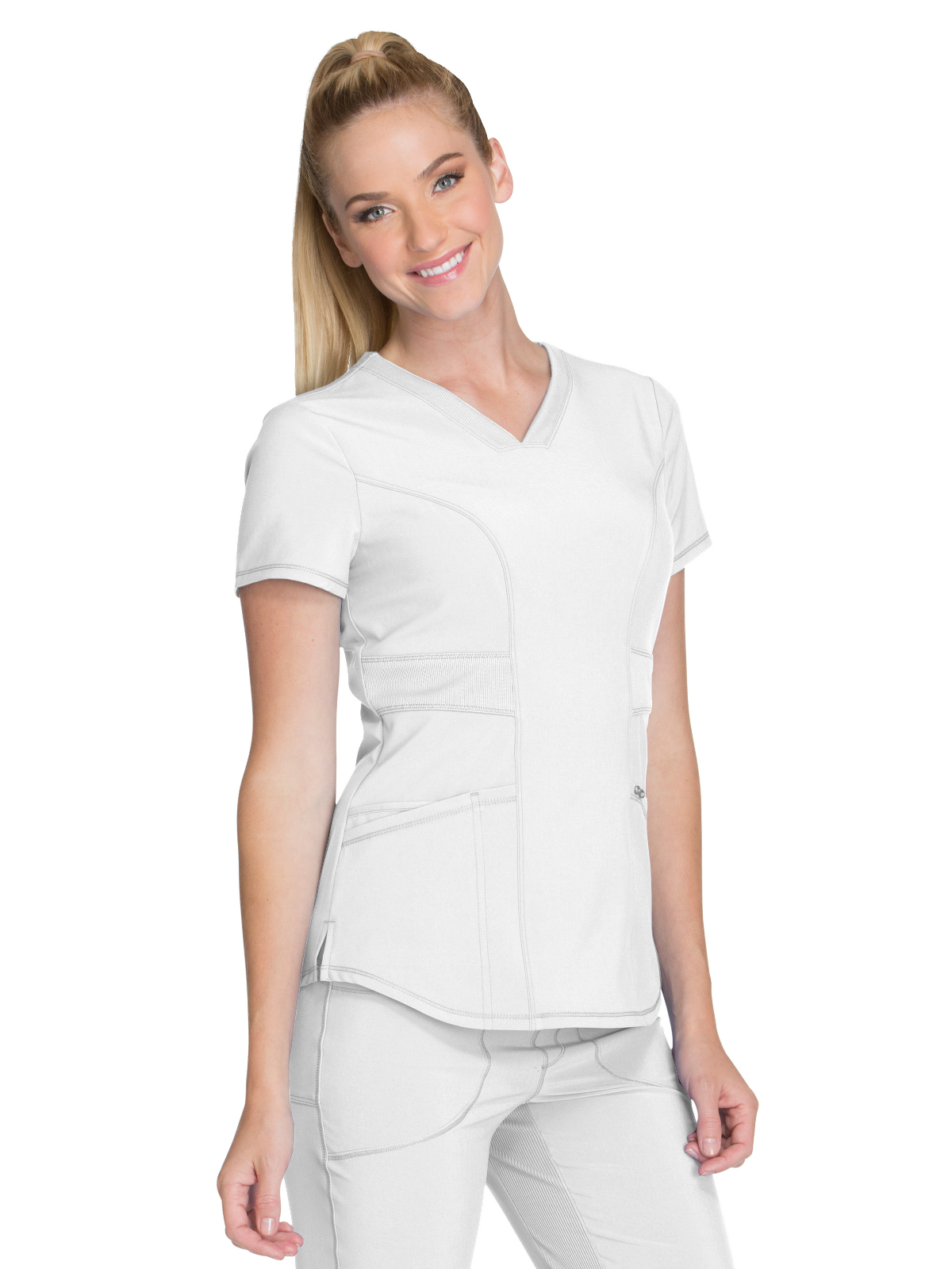 Infinity - Women's 3 Pocket V-Neck Top 7