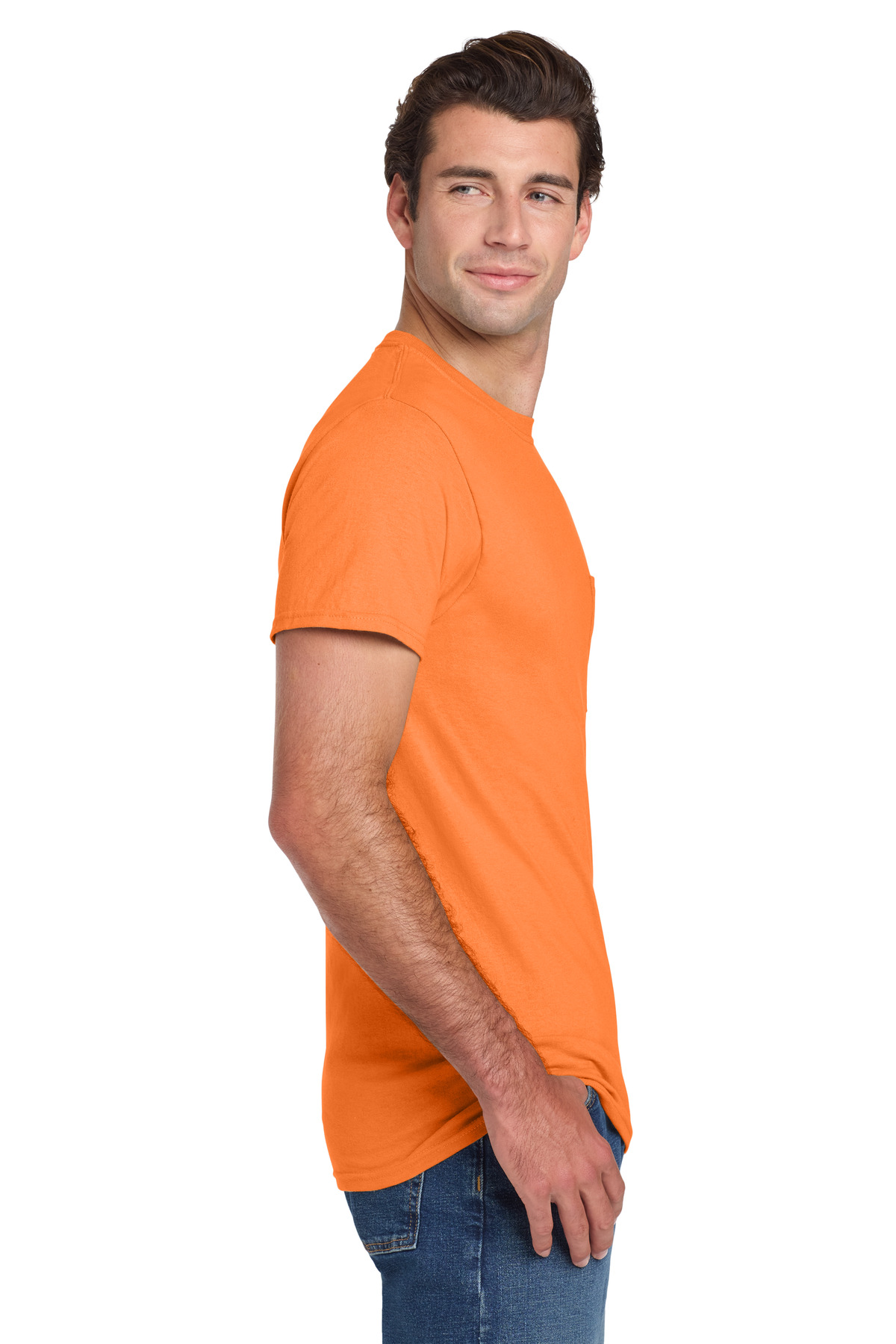 Jerzees - Dri-Power 50/50 Cotton/Poly Pocket T-Shirt. 29MP 23