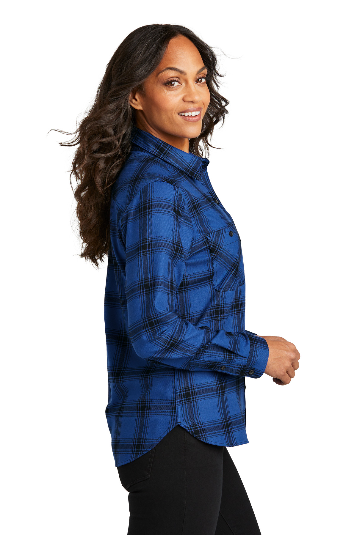 Port Authority Women's Plaid Flannel Shirt LW669 26