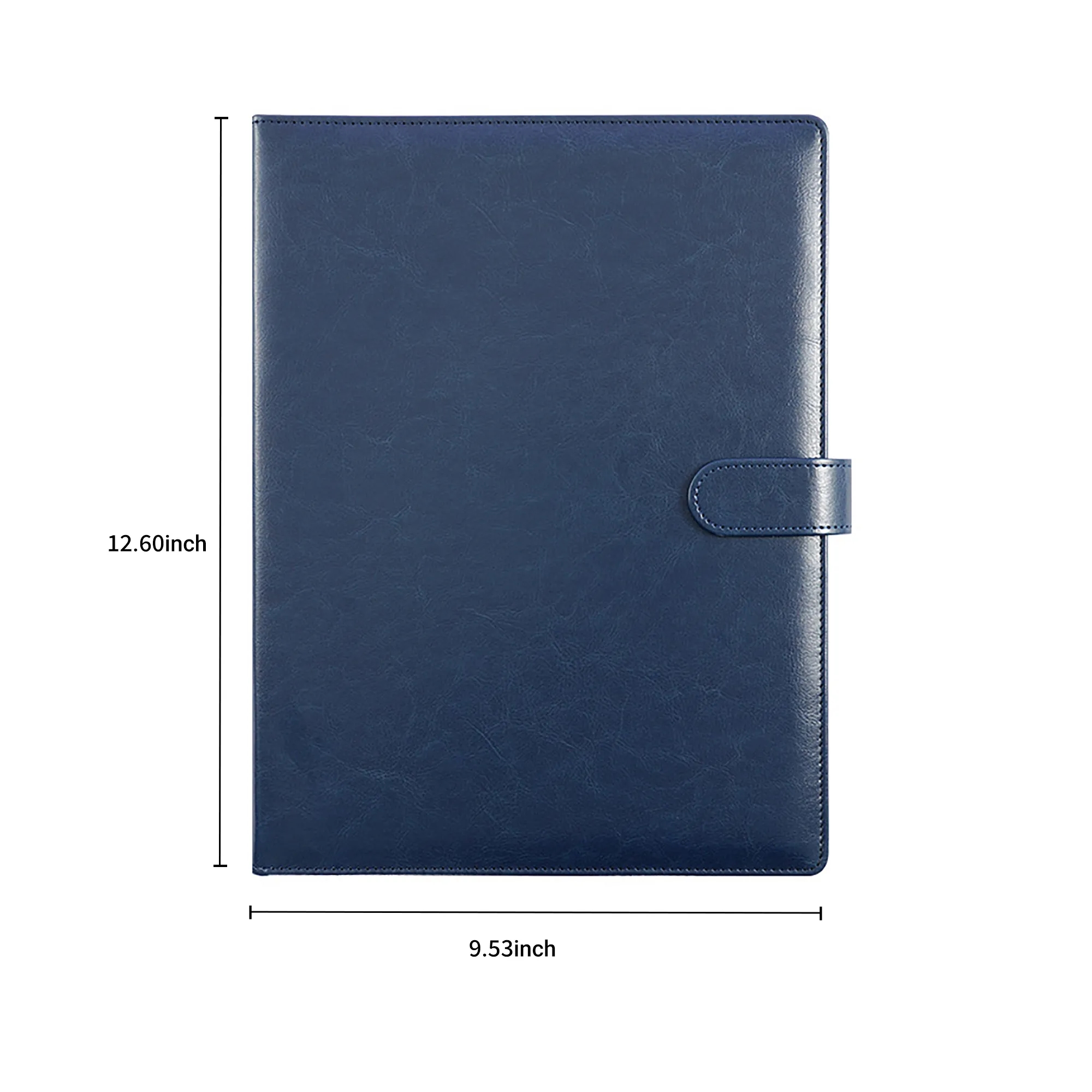 MOQ 40 A4 Leather File Organizer with Magnetic Closure 1