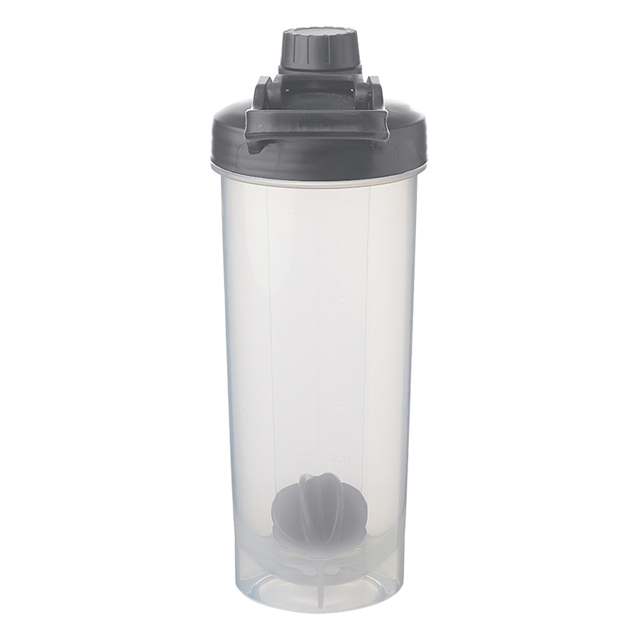 Durable Plastic Shaker Bottle with Mixer Handle 1