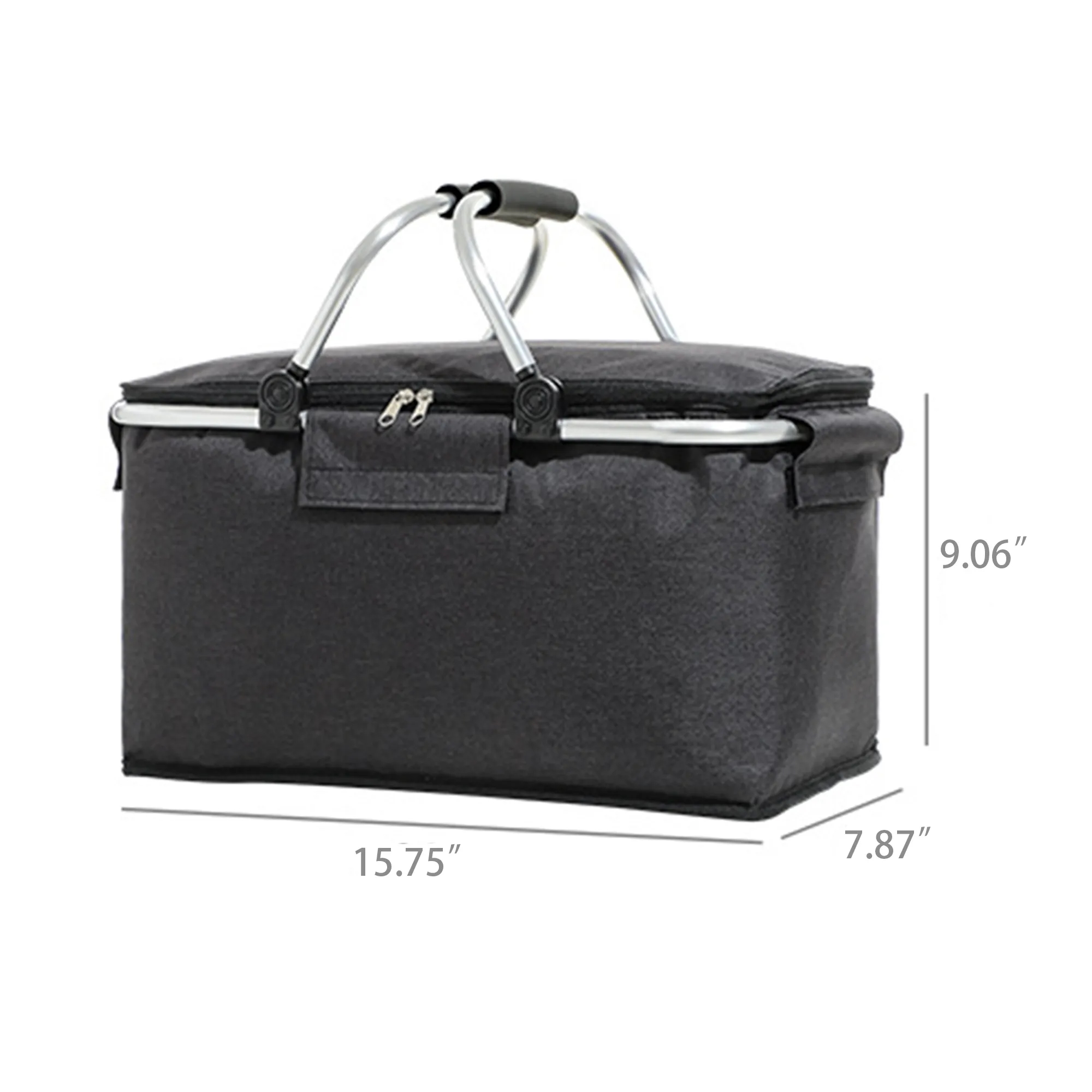 Foldable Insulation Travel Bag Insulated Picnic Basket 6