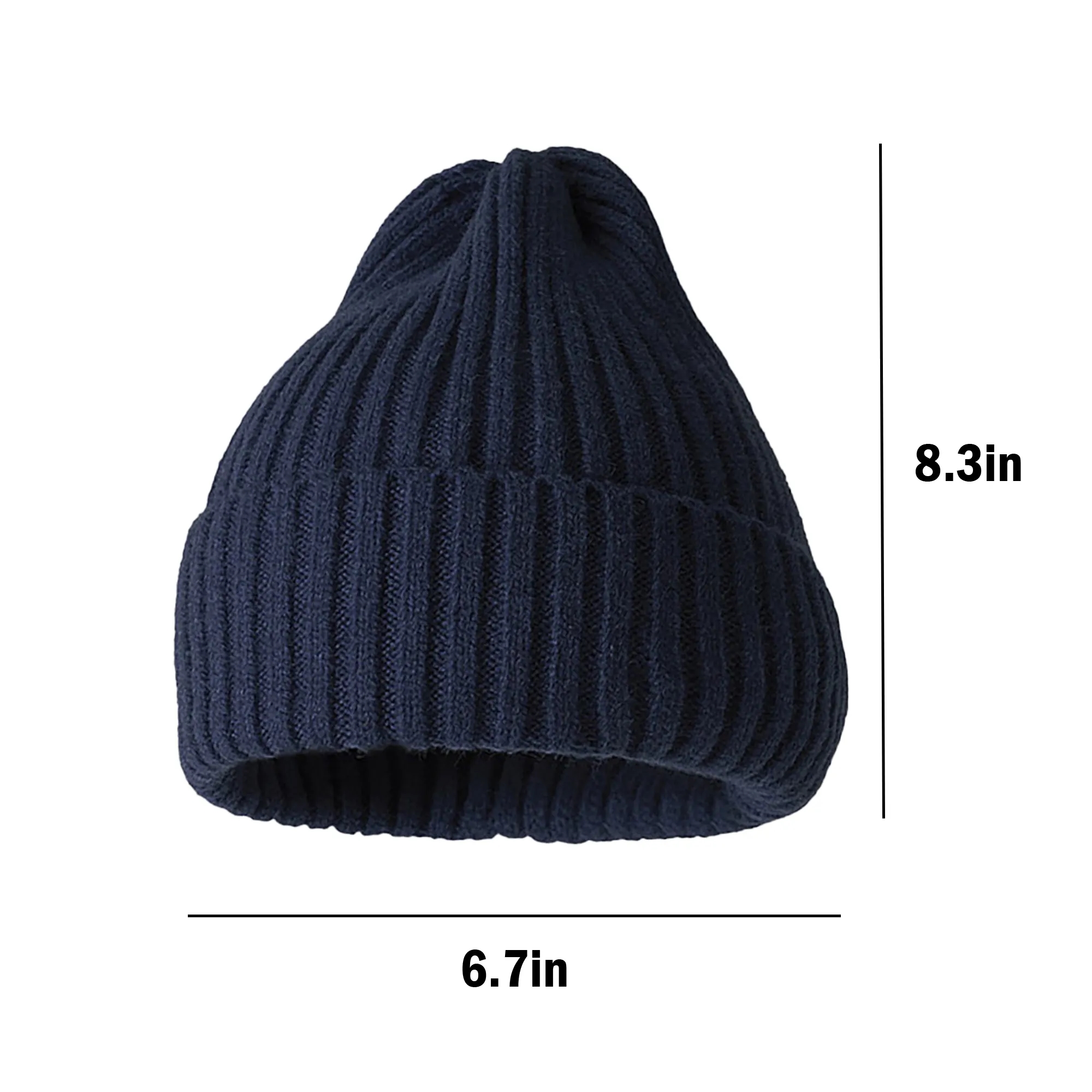 Warm Pointed Top Knitted Hat 4