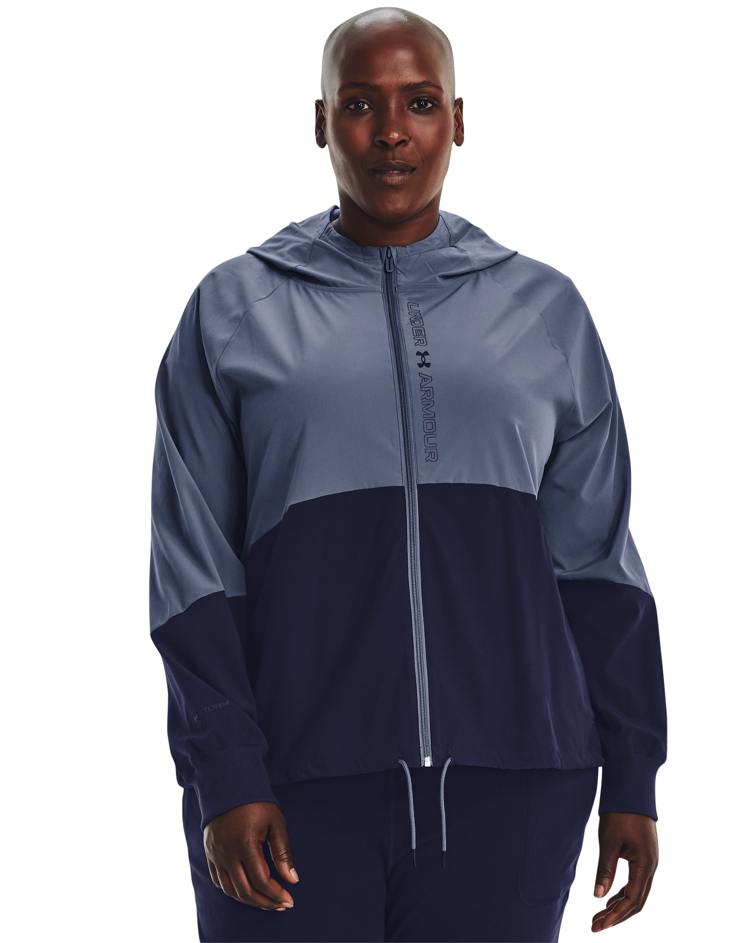 UA Woven Women's Full-Zip Jacket 2