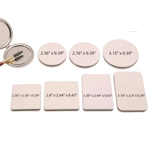 Double-Sided Vanity Mirror - PU Leather Finish 3
