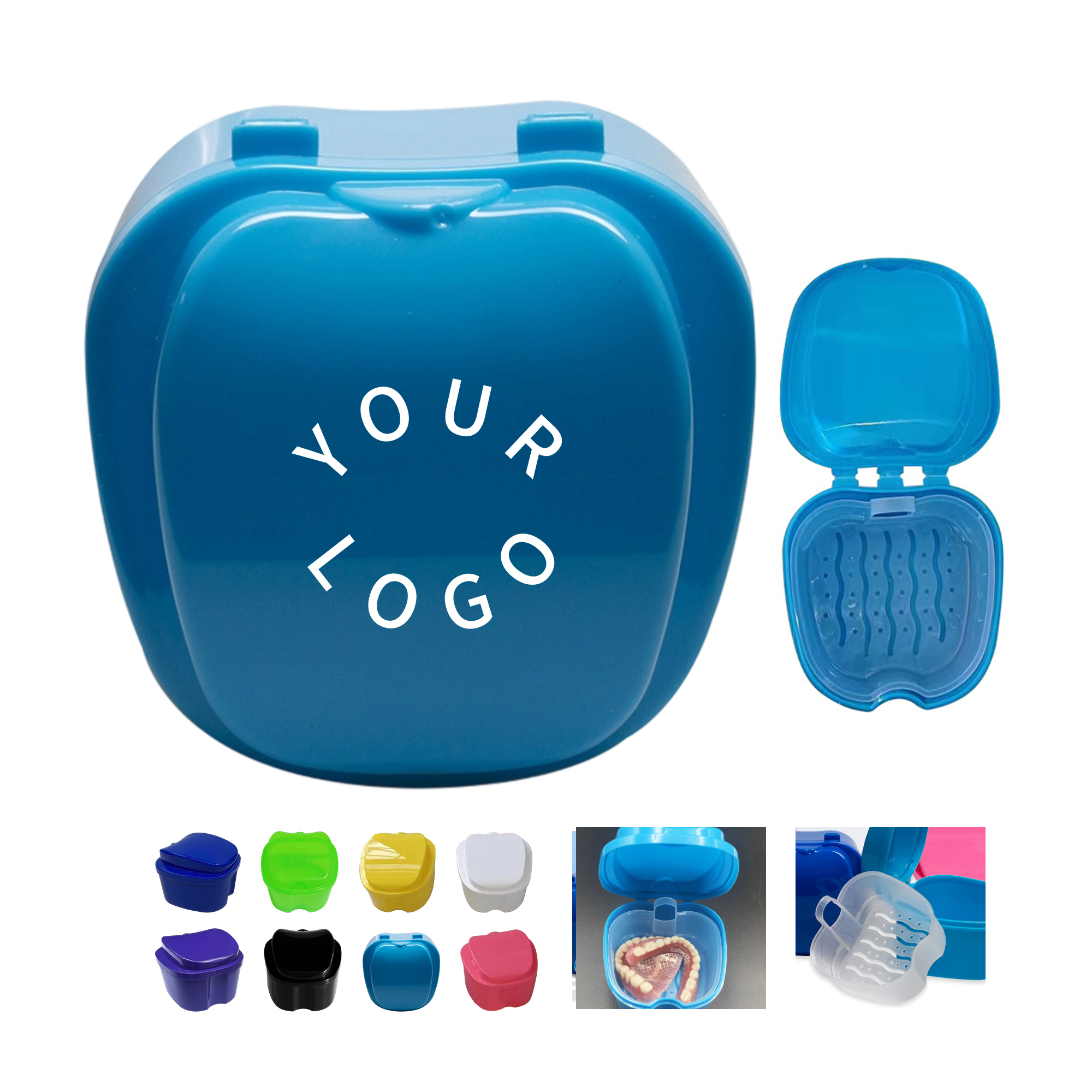 Polypropylene Rinse Basket Storage Case 3.5" x 3.5" x 2.7" 3