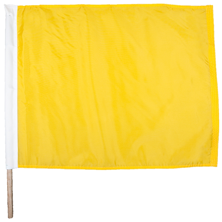 24" x 30" Caution Polyester Auto Racing Flag 2