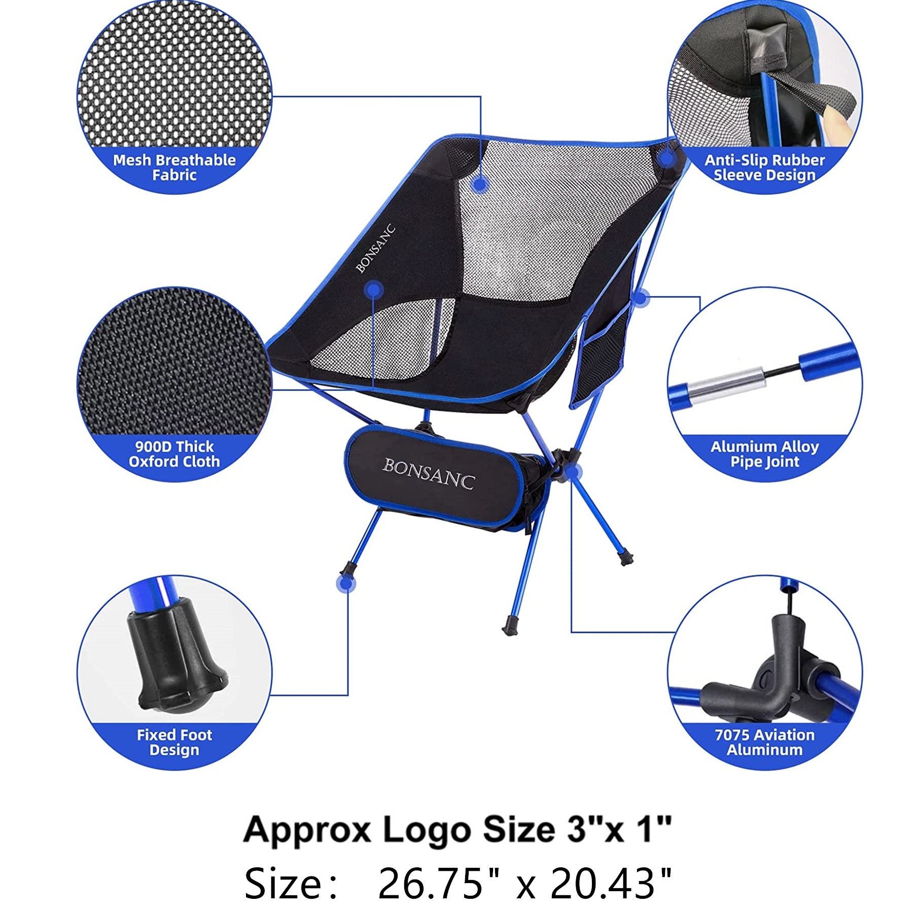 Folding Camping Stool Chair 4
