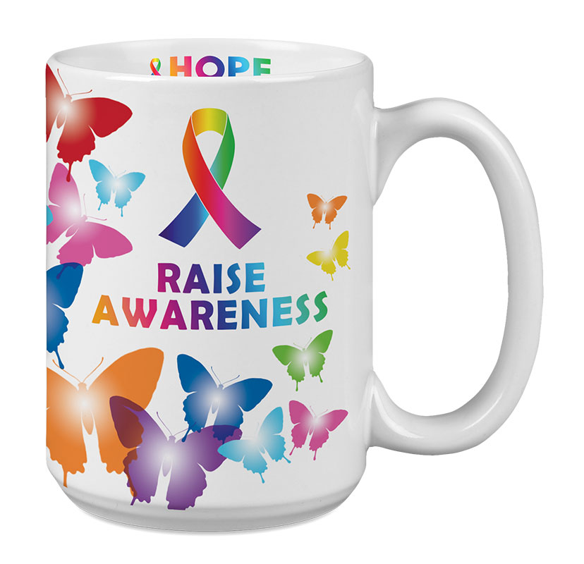 15 Oz. Mighty Mug w/Inner Lip Imprint