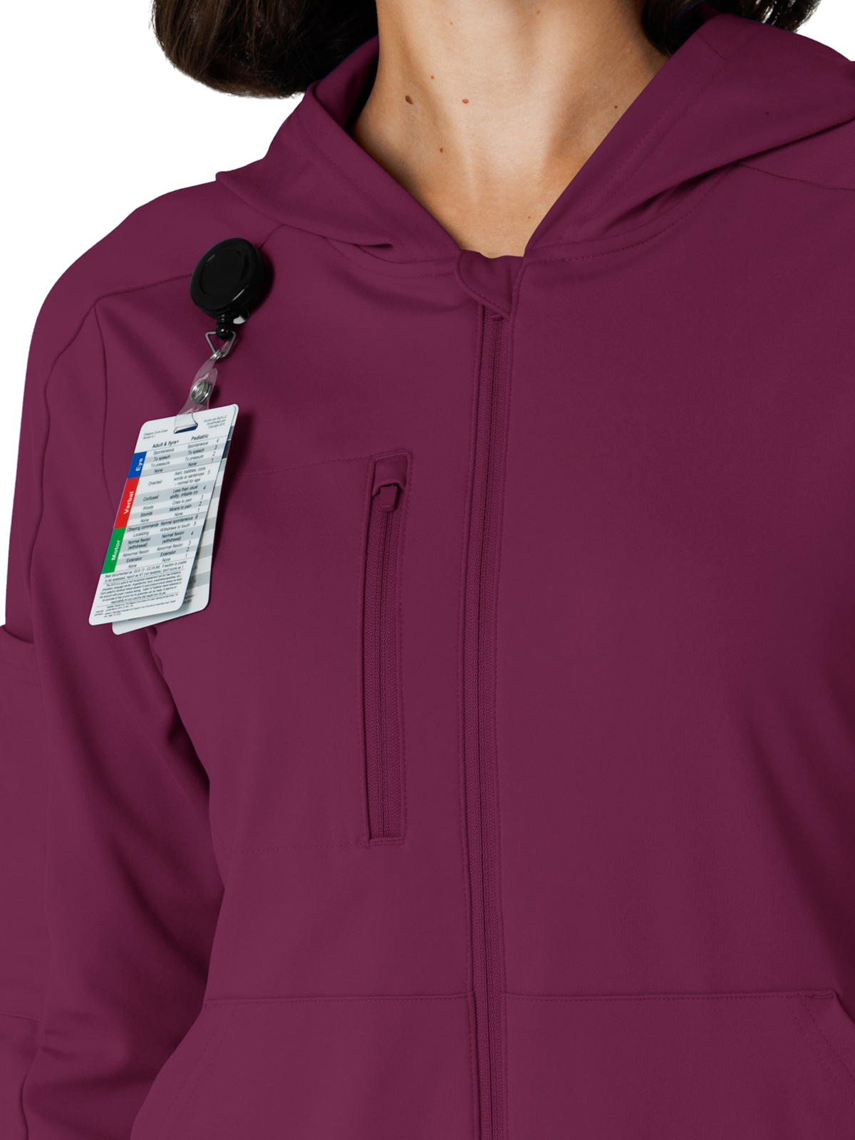 Wink - Renew - Knit Womens Four-Pocket Zip Hoodie 6