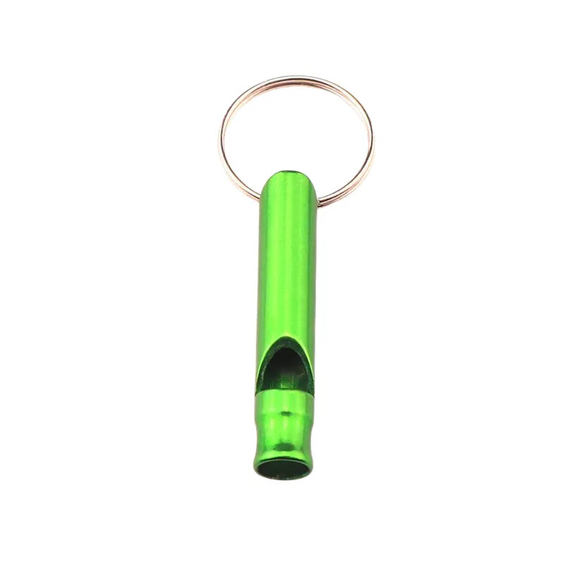 Outdoor Aluminum Whistle Key Chain 7