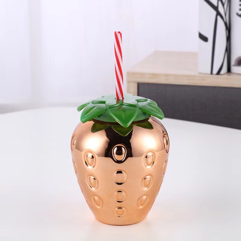17Oz Strawberry Disco Ball Cups 4