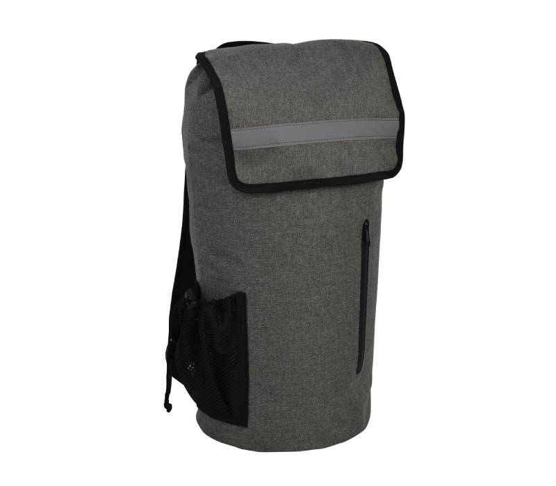 Gray Waterproof Sport Bag with Outer Zipper 3