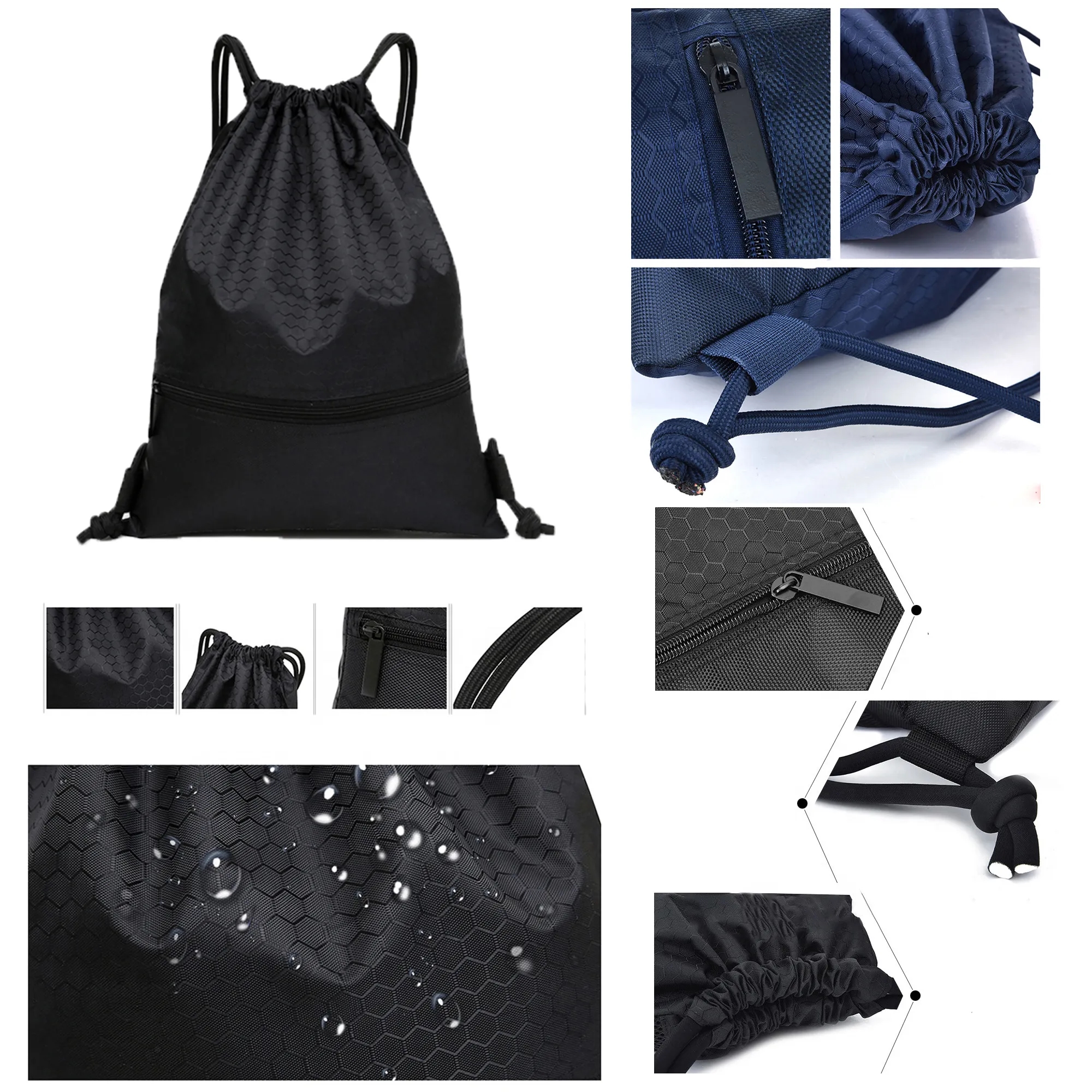 Waterproof Gym Drawstring Oxford Bags MOQ20 12