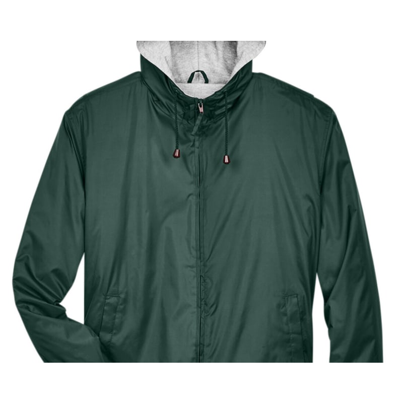 UltraClub Adult Fleece-Lined Hooded Jacket 13