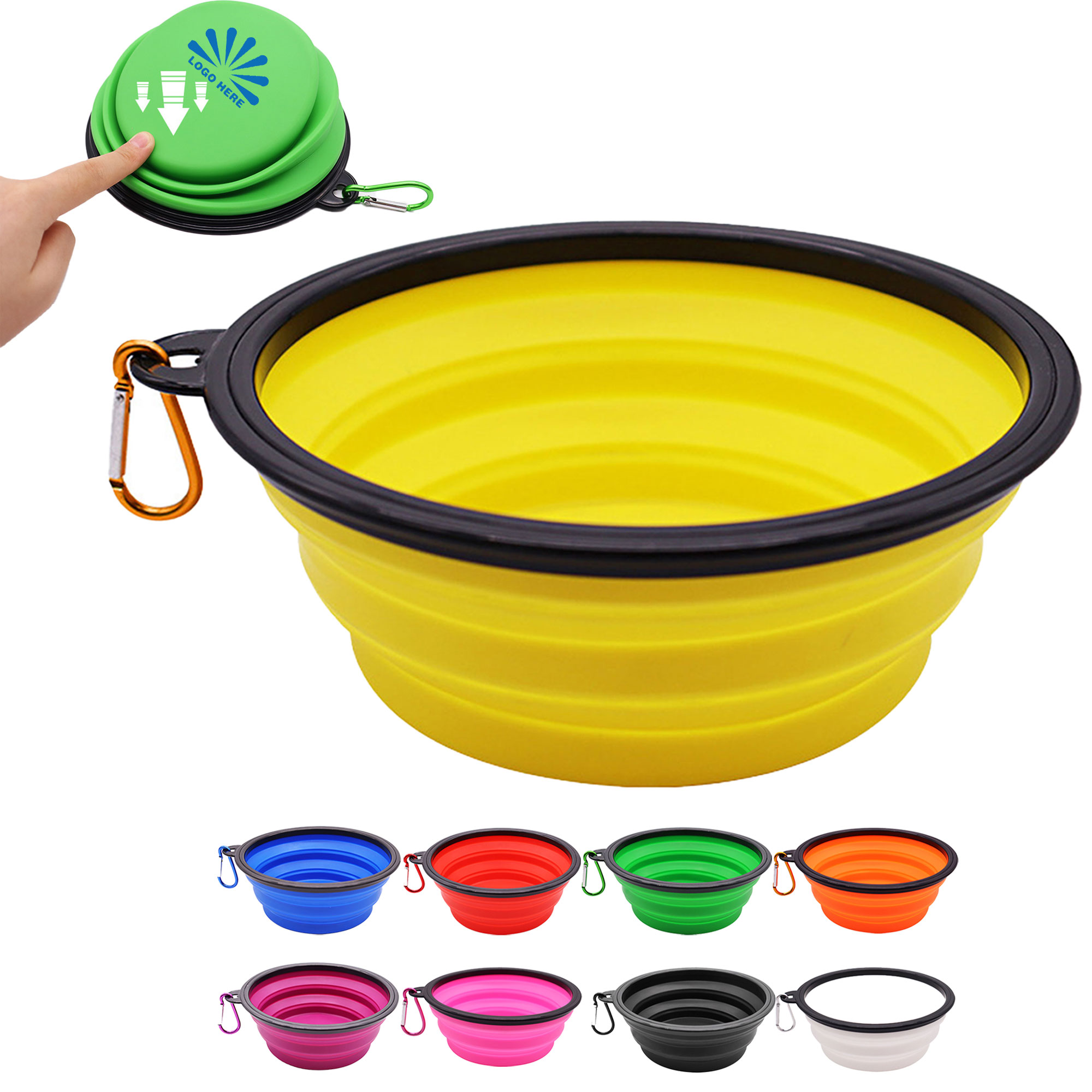 Collapsible Silicone Dog Bowls 4