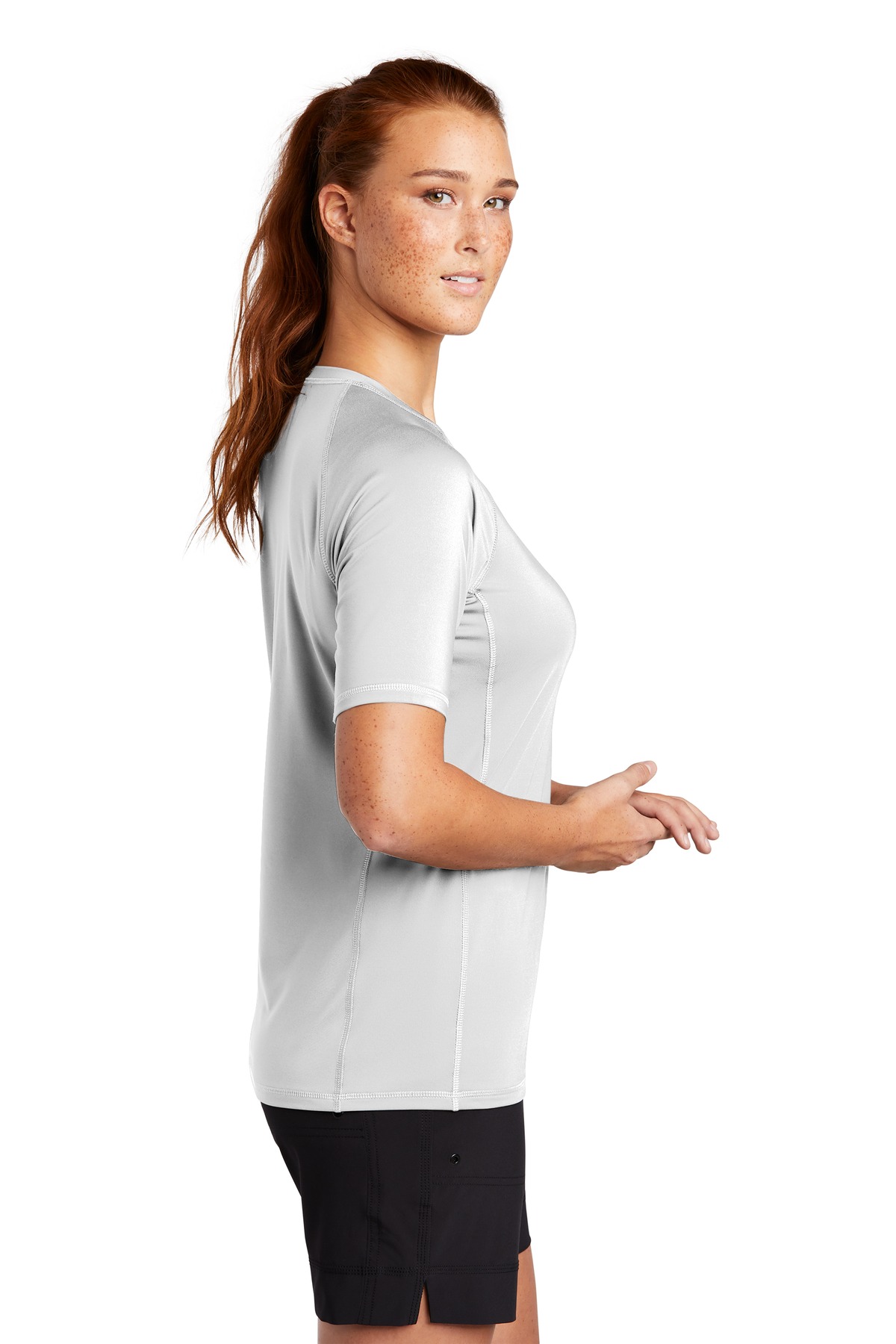 Sport-Tek Women's Rashguard Tee. LST470 26