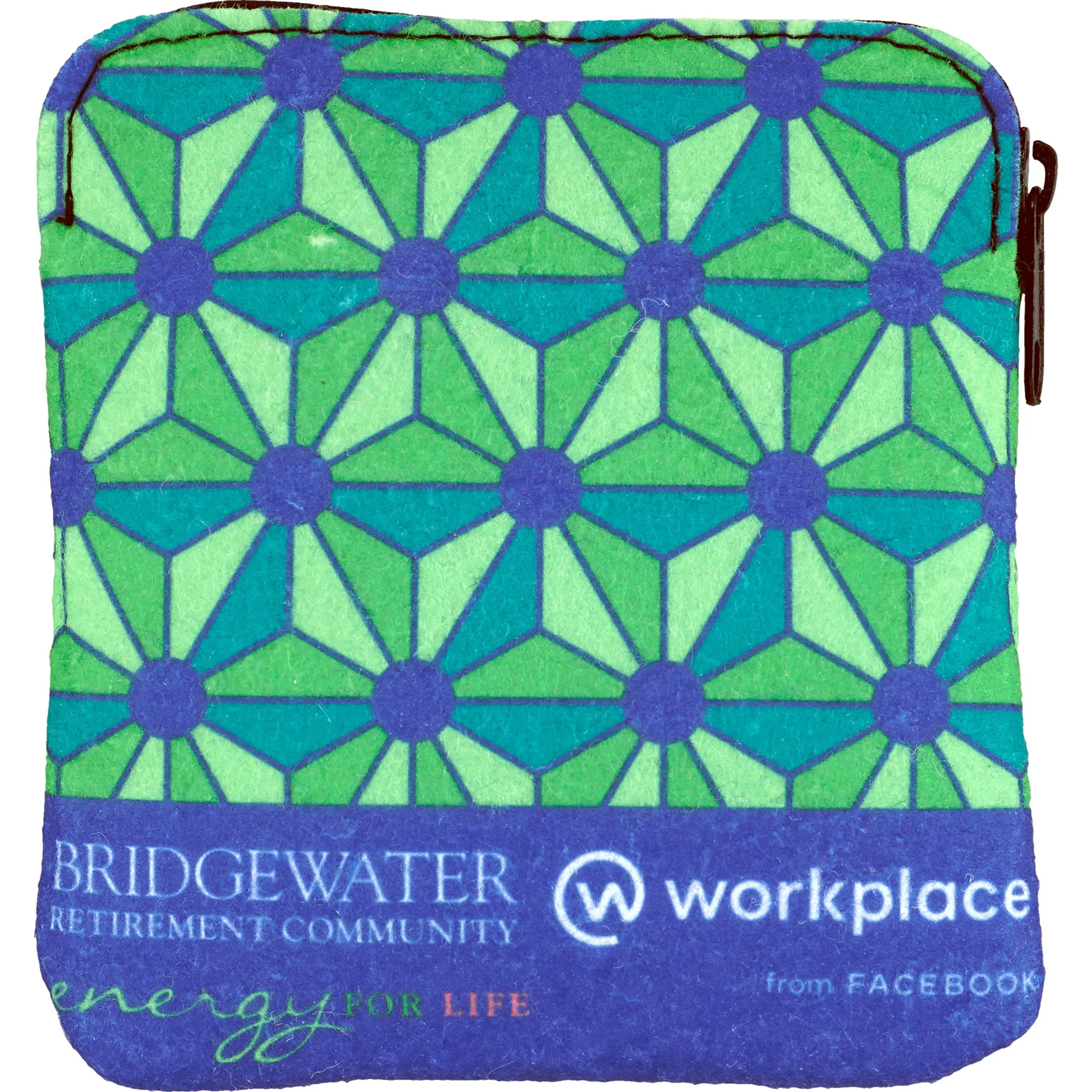 FAUX FELT TECHIE POUCH 5