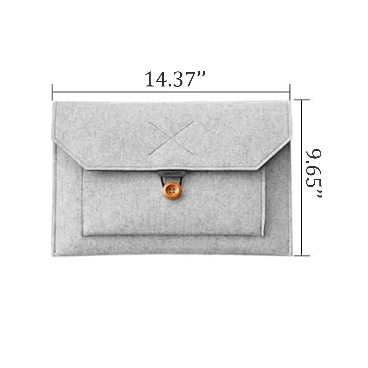 High Quality Felt And Multifunctional Laptop Sleeve Case 5