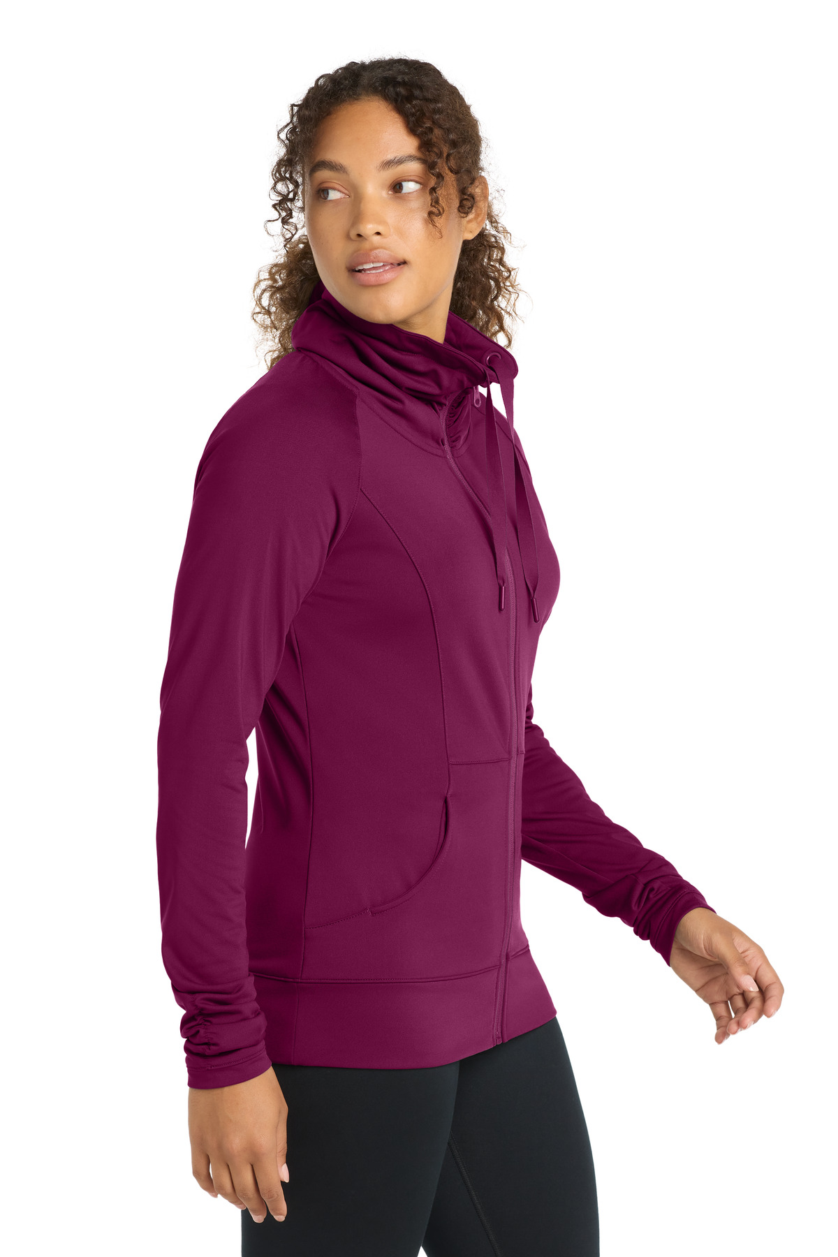 Sport-Tek Women's Sport-Wick Stretch Full-Zip Jacket. LST852 13