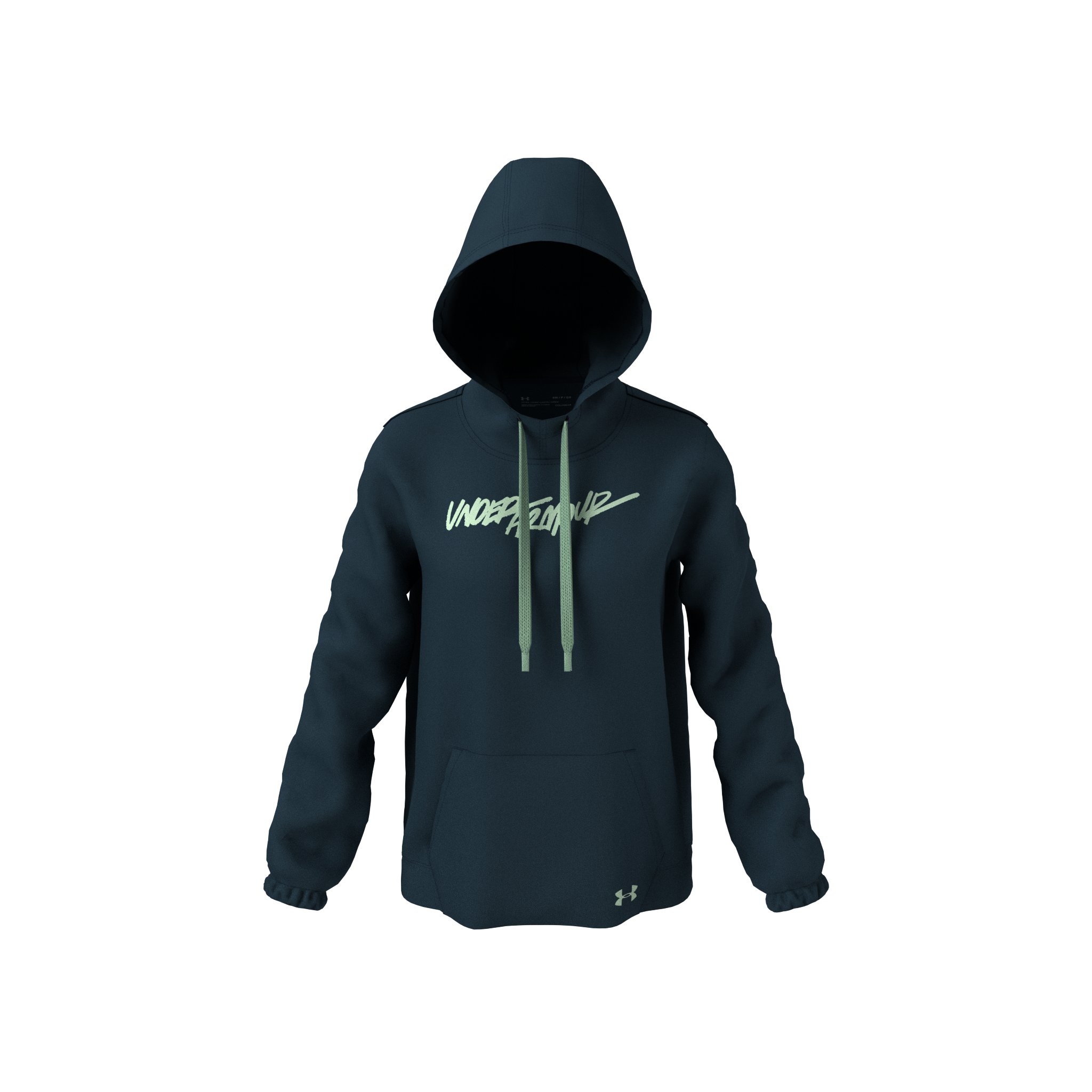 Women's Armour Fleece Script Hoodie 2