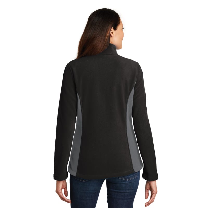 Port Authority Women's Colorblock Value Fleece Jacket. 3