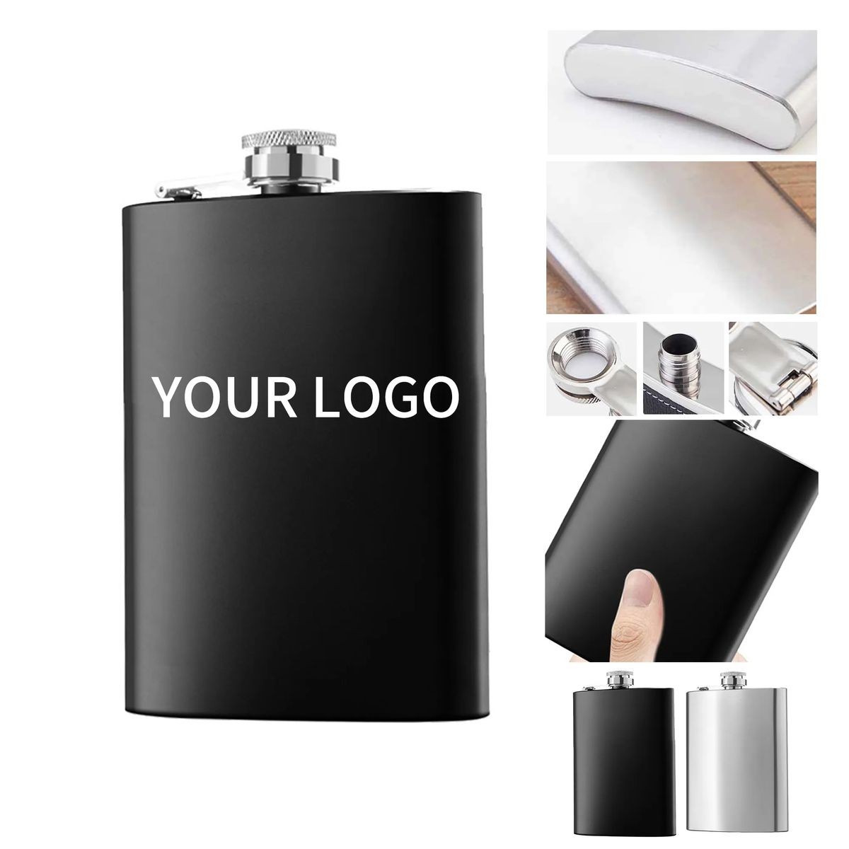 Stainless Steel Hip Flask for Travel Use 2