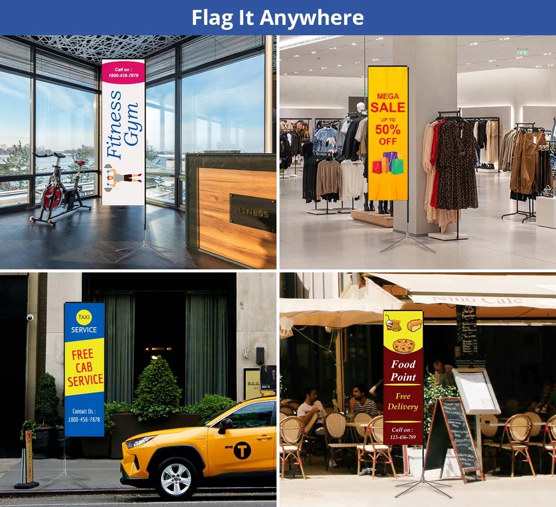 L Flags - Double Sided Package (32.5" x 167") 3