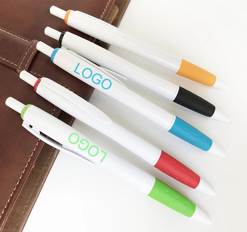 Custom Plastic Grip Ballpoint Pens 4