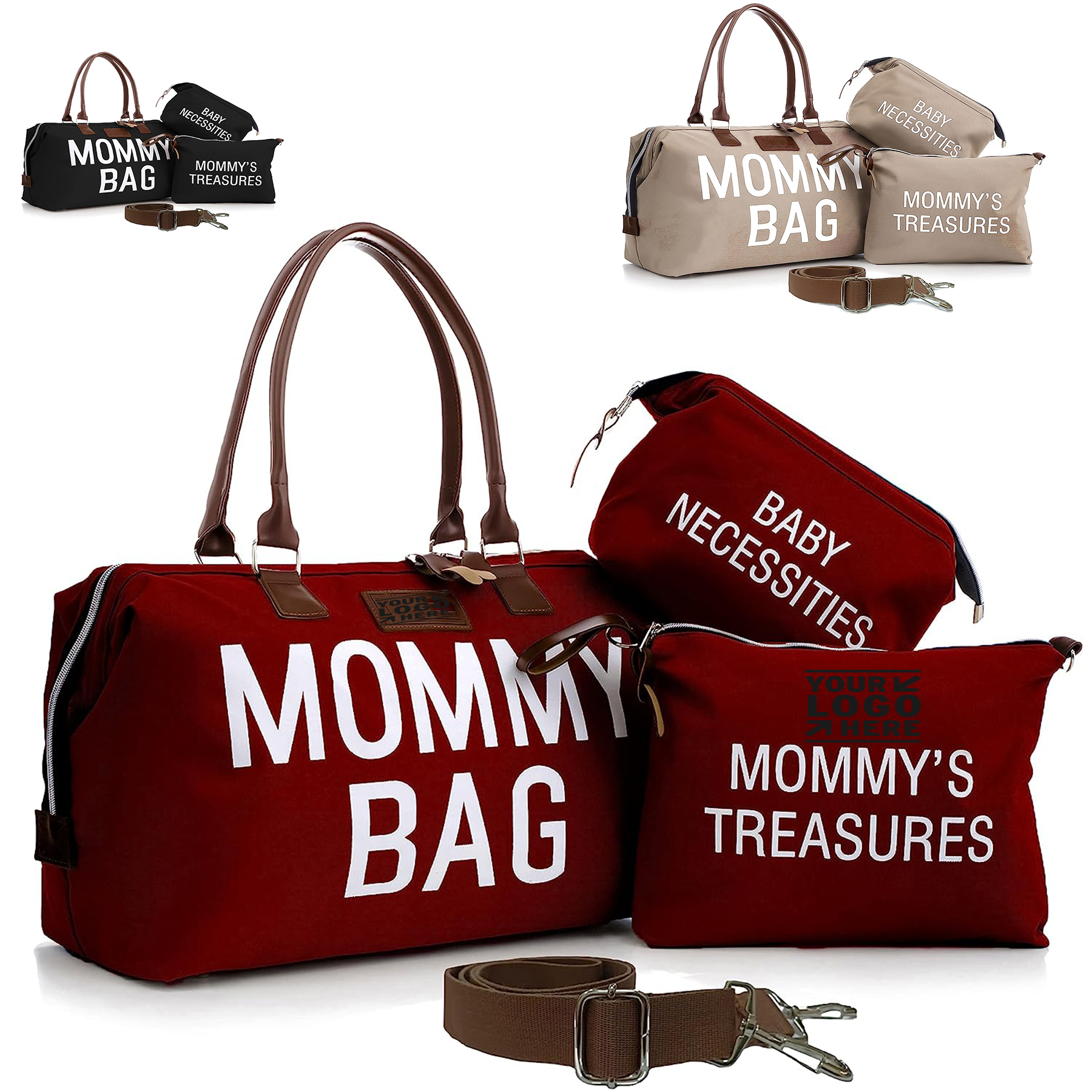 Diaper Bag Tote with 2 Organizers 2