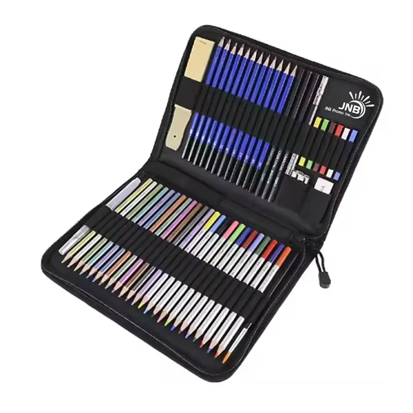 Comprehensive 51Pcs Drawing Set - Unleash Your Creativity