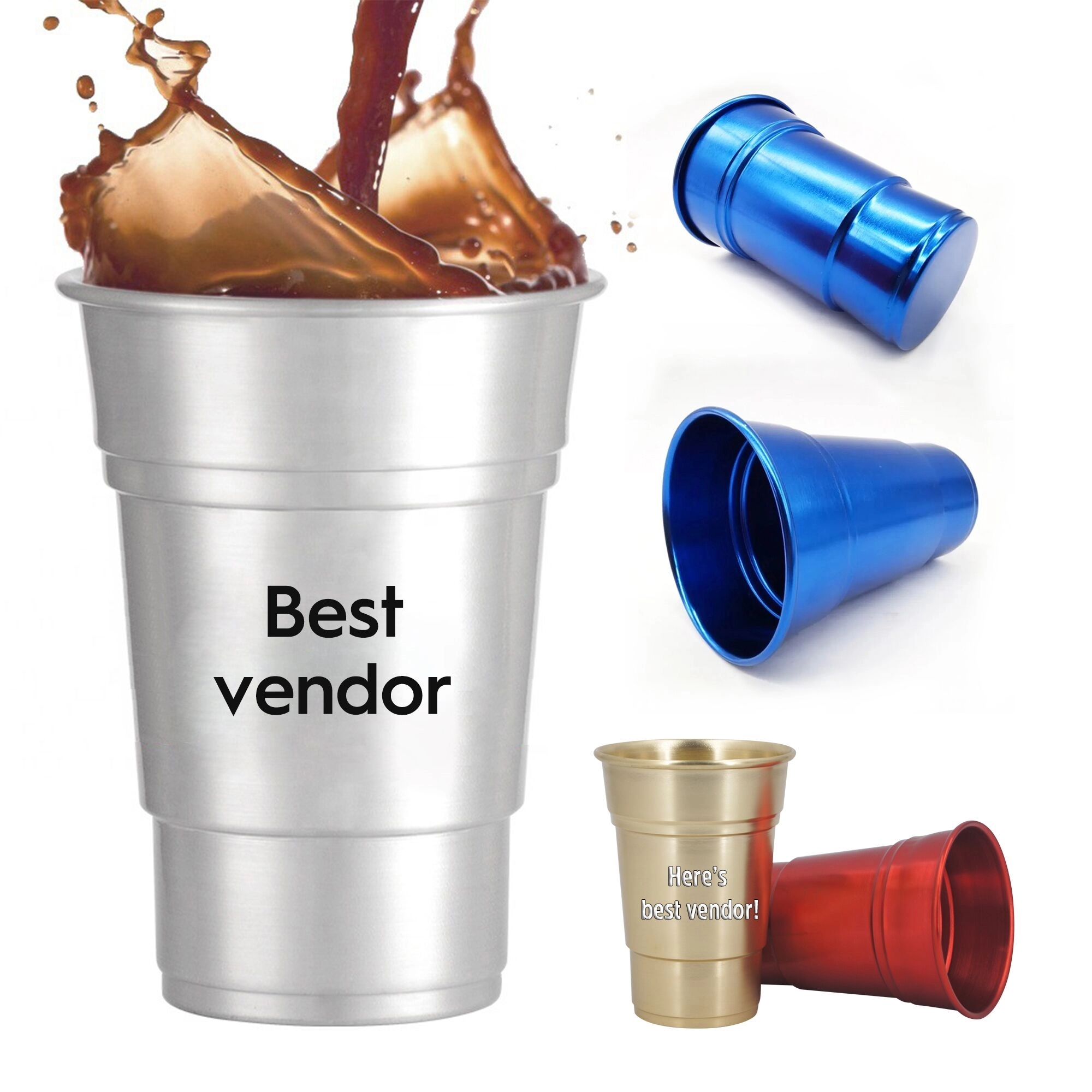 16oz Aluminum Drinking Cup 4