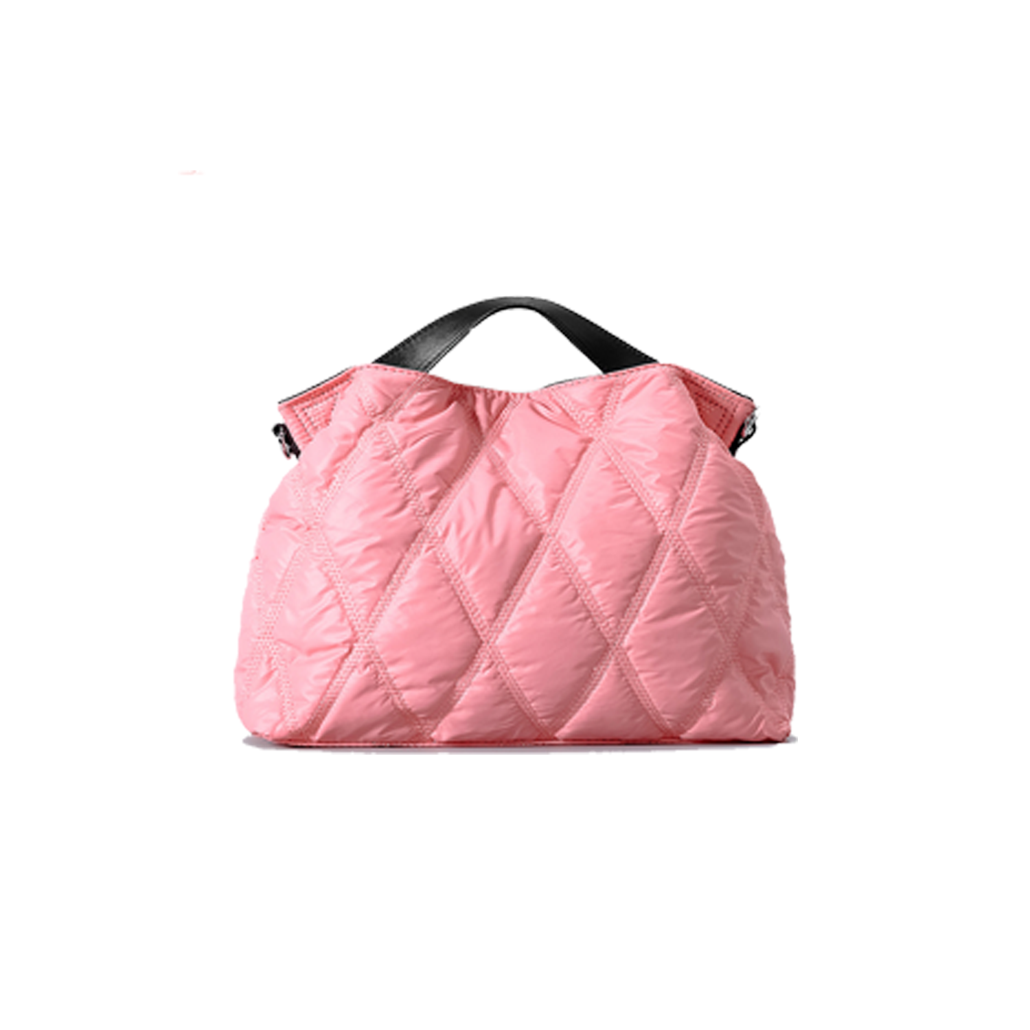 Simple Solid Color Down-Filled Tote Cotton Handbag, custom tote bag with logo imprint 4