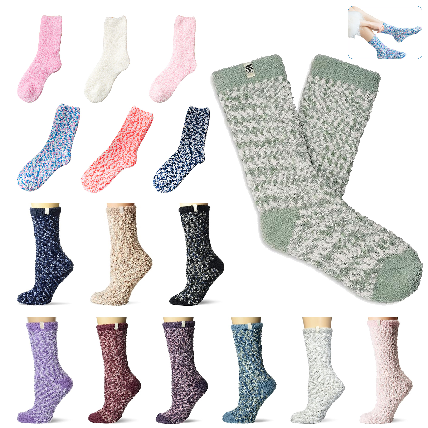 Women's Cozy Chenille Sock 2