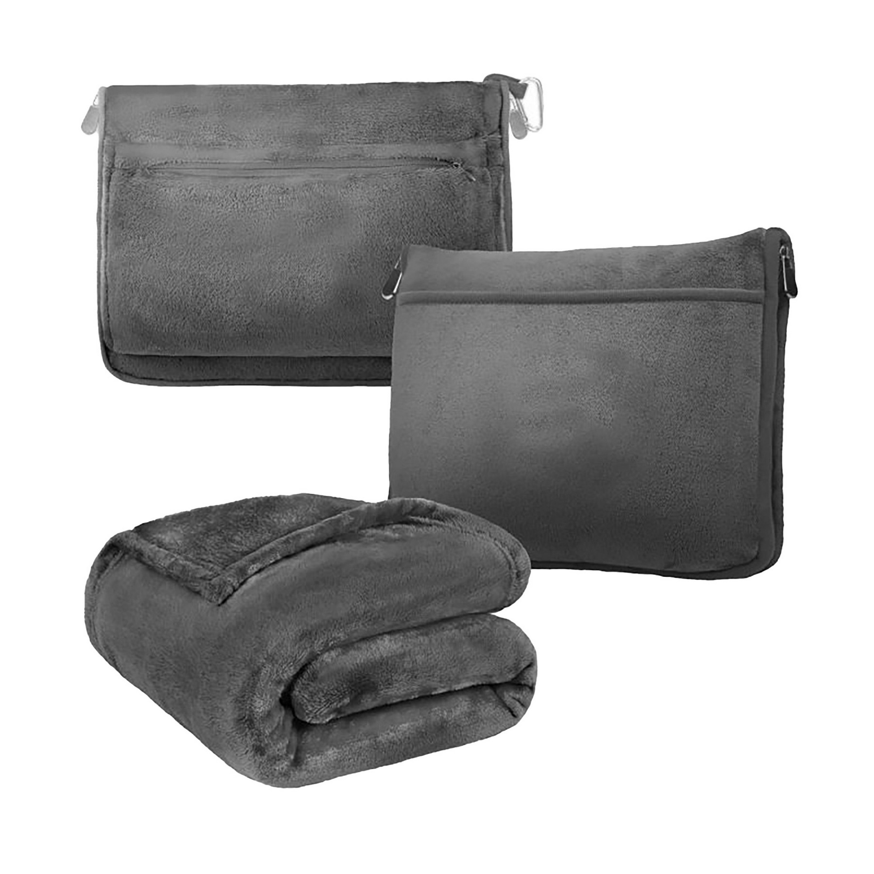 2-in-1 Flannel Travel Blanket 5