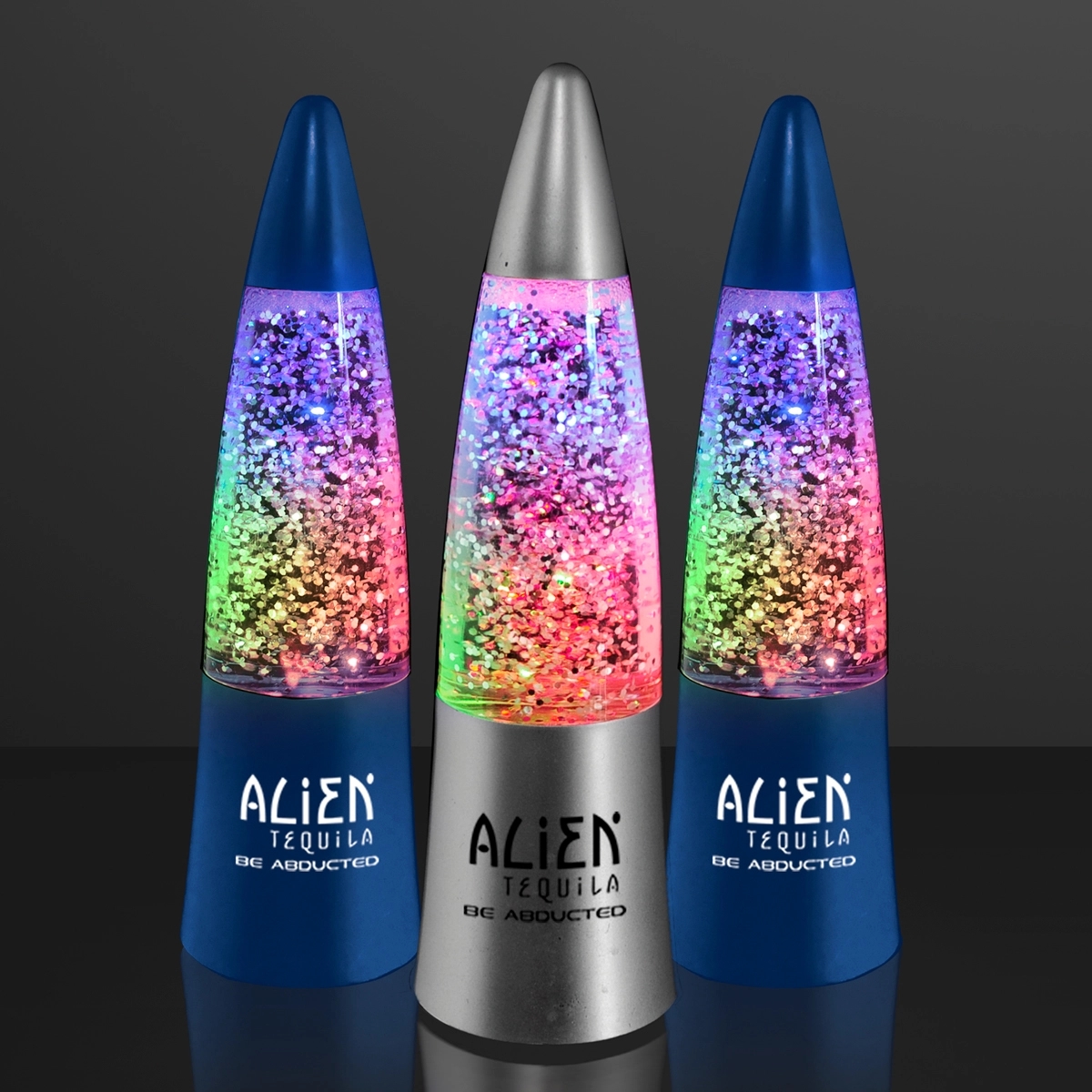 Glitter rocket lamp 2
